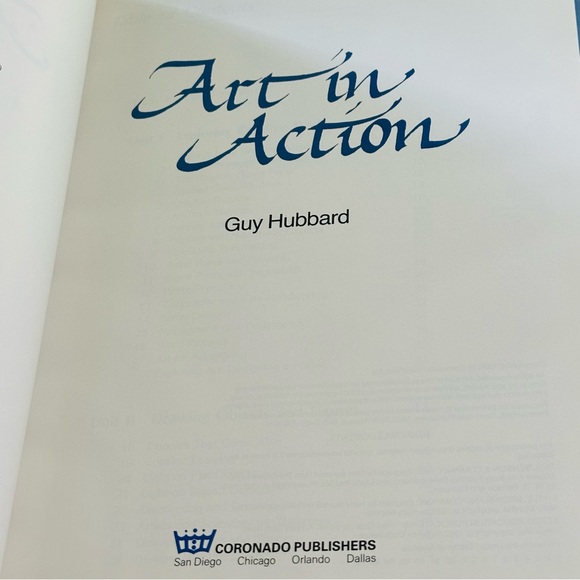 Art In Action Guy Hubbard Hardcover Course Book Textbook - Picture 3 of 13